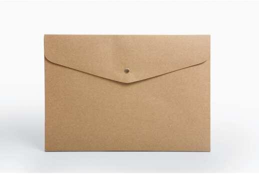 Папка-конверт из крафт-картона