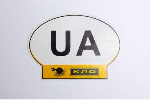 Наклейка на автомобіль UA