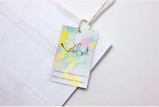 Decorative tags """"Made with love""""