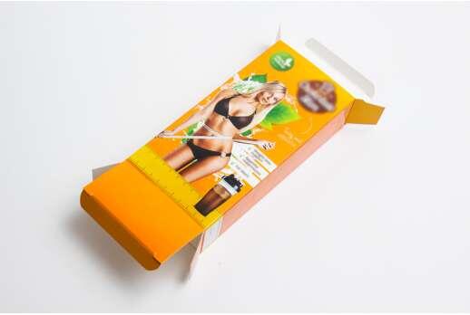 Cardboard packaging for the slimming complex 160х80x40 mm