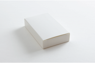 Белая картонная упаковка 110*60*30 мм
