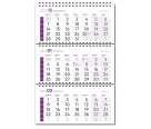 Календарная сетка фиолетовая