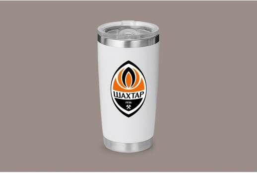 Thermal mug with logo