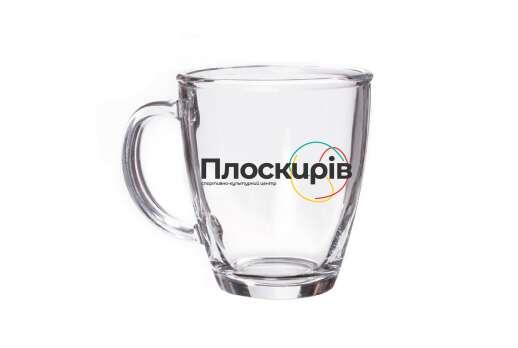 Glass decal cup