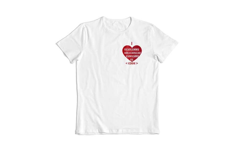 IT футболка "I love code"