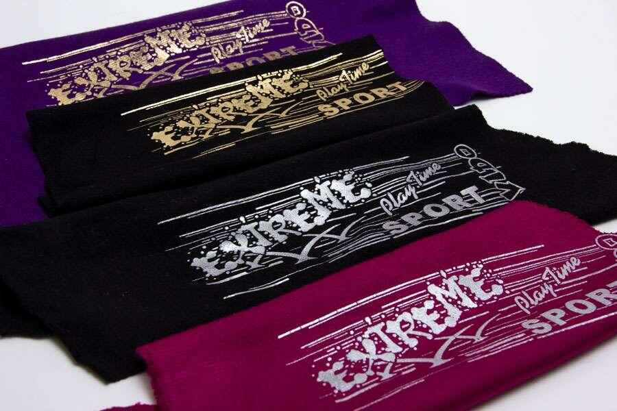 Друк золотом, сріблом на тканині