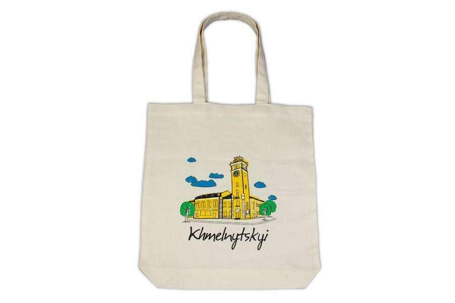 Эко-сумка с логотипом бежевая ??