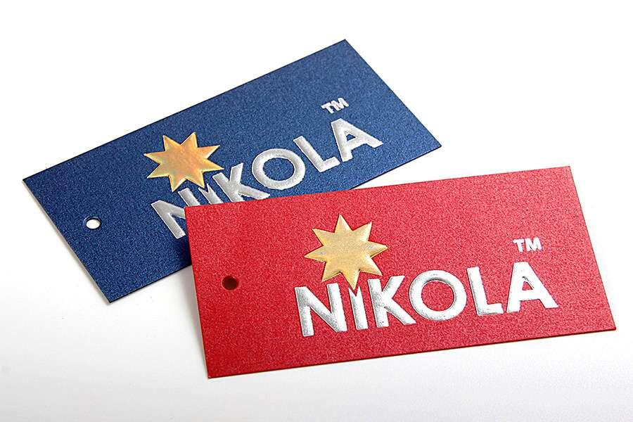 Бірки для одягу з дизайнерського картону