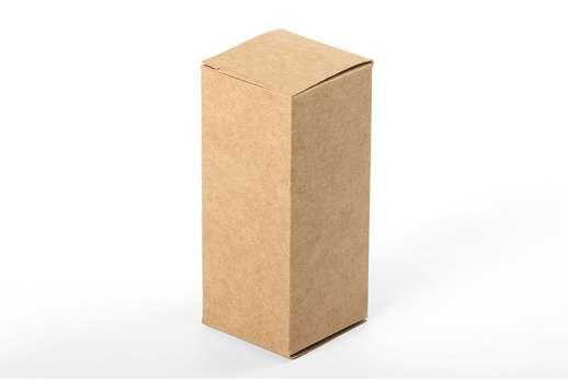 Коробка из крафт-картона 35х35х82 мм