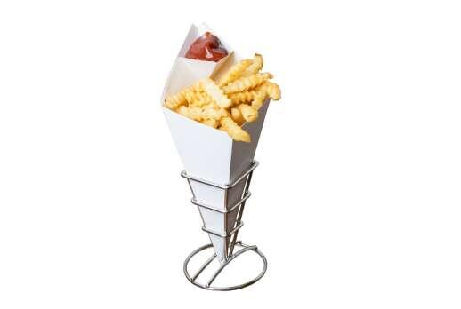 Packaging envelope-cone for french fries 255*160 mm
